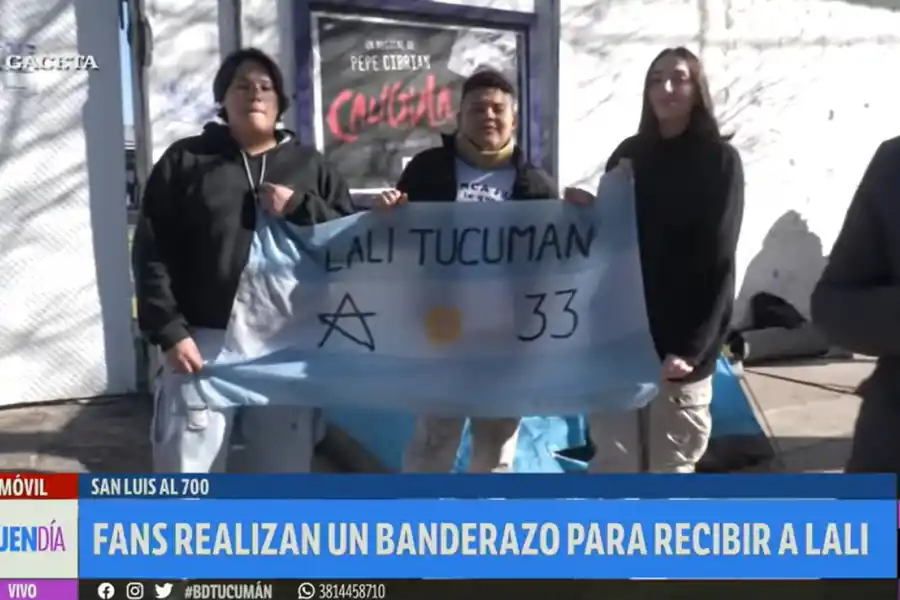 Increíble, pero real: fans de Lali Espósito acampan hace más de 10 días para su show en Tucumán