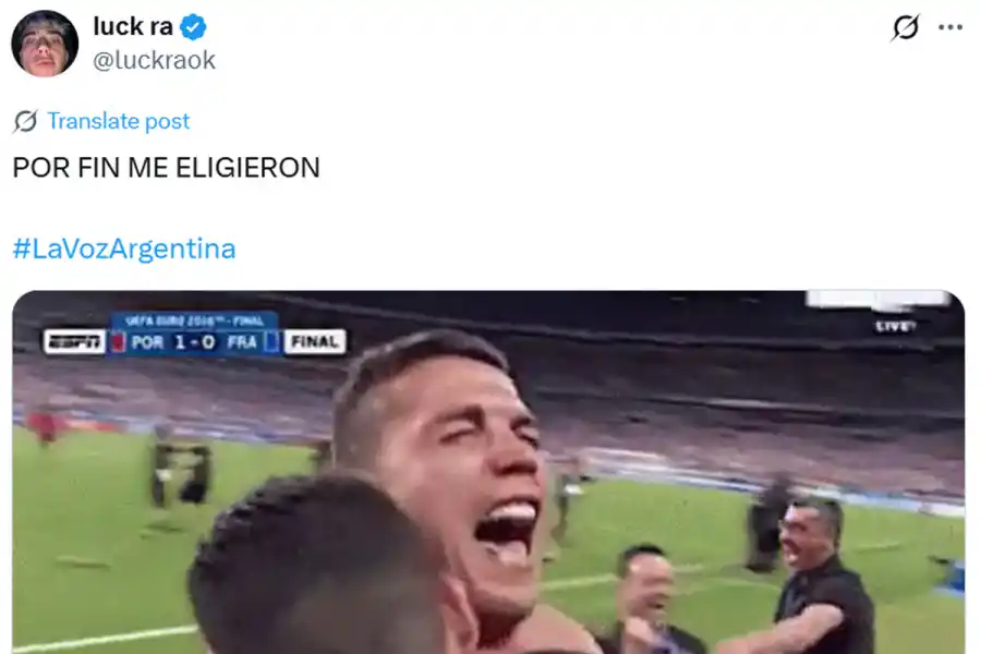 Luck Ra se asumió como el menos favorito en La Voz y las risas estallaron