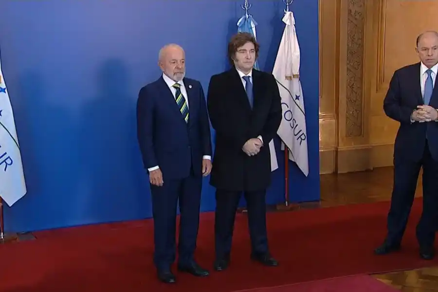 Milei y Lula da Silva. MERCOSUR