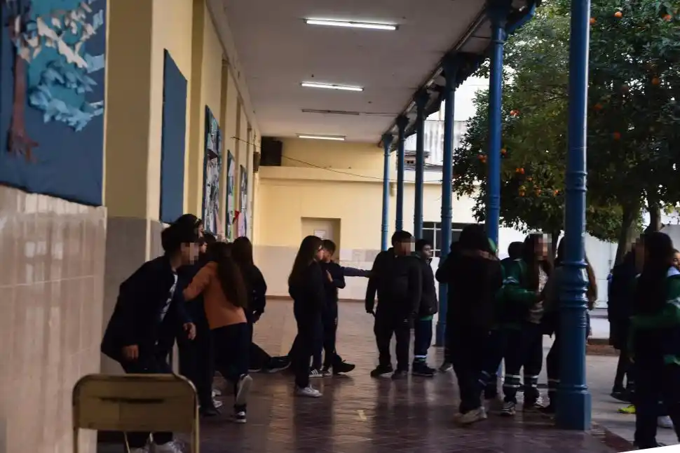 PRESENTES. En la escuela José Mármol hubo un 85% de presentismo.