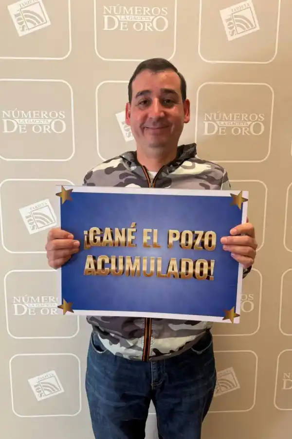 AFORTUNADO. Fernando Beltrán tiene 42 años y es policía.