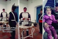 La niña que pidió invitar a Manuel Belgrano a su casa tuvo la videollamada que esperaba desde Tucumán