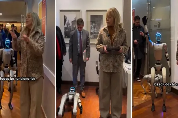 “Vamos a tener que cambiar todos los funcionarios por robots”: la broma viral de Chahla tras recibir la visita de Chicho y Amancio