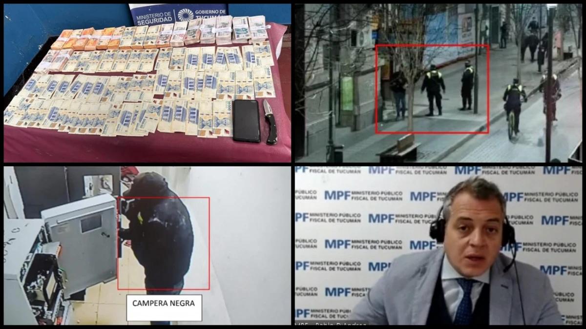 Imputaron al sujeto que destrozó un cajero automático y sacó $ 7.800.000