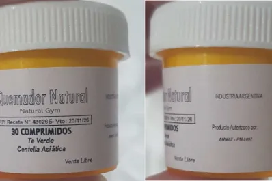 Anmat advirtió sobre un quemador de grasas falso, peligroso para la salud
