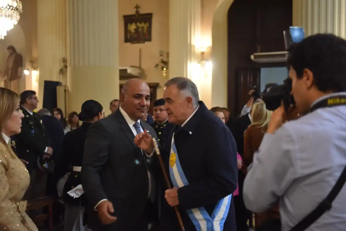 Tedeum en Tucumán: el saludo entre Jaldo y Manzur que acaparó todas las miradas en plena interna peronista