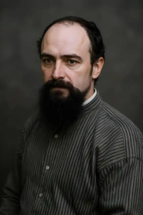 DE 1866. Así quedó el retrato fotográfico de Ángel Paganelli tras ser tratado con inteligencia artificial por Alejandro Grosse.