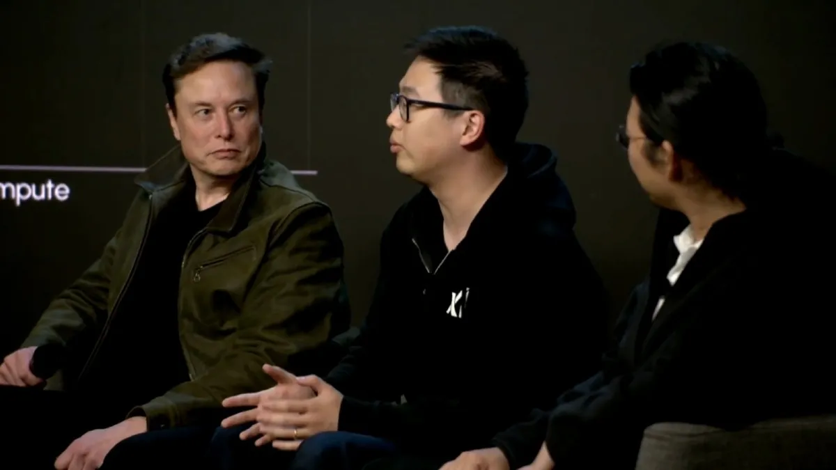 Elon Musk y el equipo de desarrolladores que presentó Grok 4. Captura de video