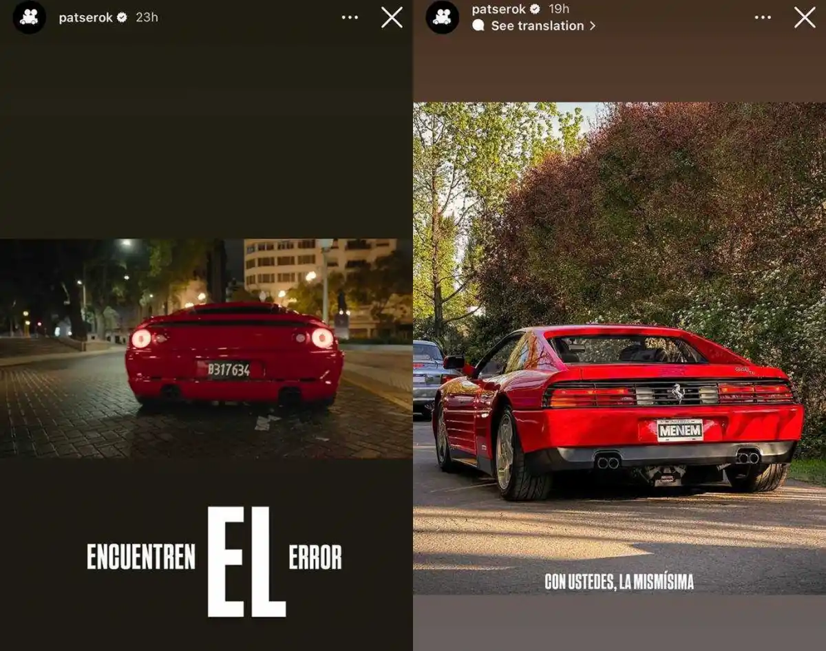 El error en la serie “Menem”: cuál fue la verdadera Ferrari del presidente