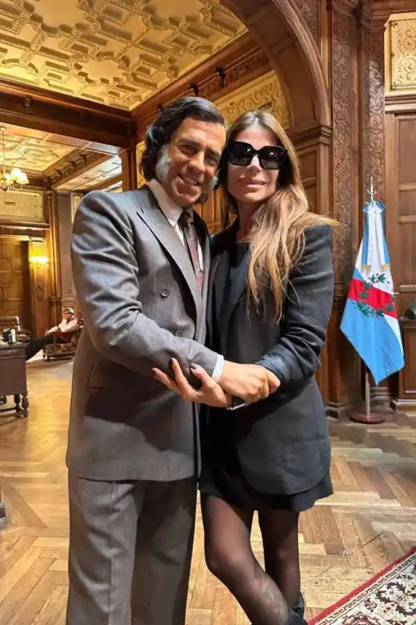 Serie Menem: la foto de Zulemita con su “papi” que da que hablar