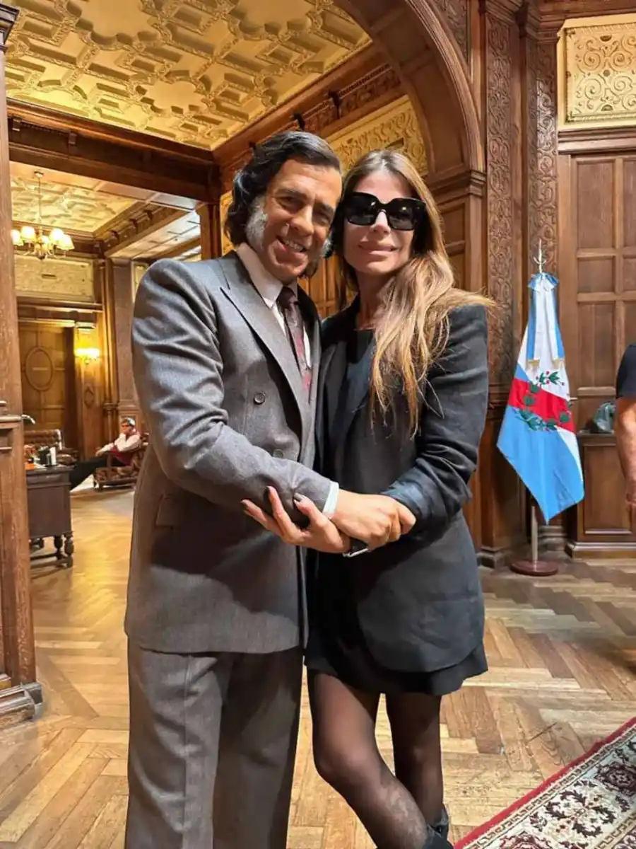 Serie Menem: la foto de Zulemita con su “papi” que da que hablar