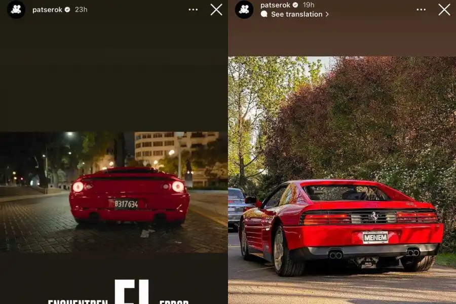 El error en la serie “Menem”: cuál fue la verdadera Ferrari del presidente