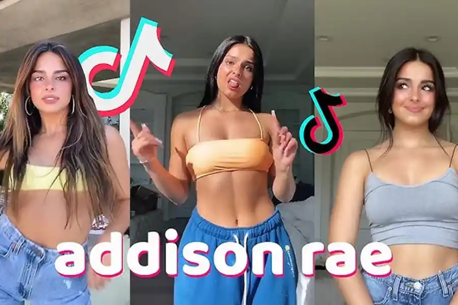 SU ERA TIKTOK. La estrella que se hizo viral bailando en TikTok hoy pisa fuerte en el mundo de la música. / ADDISON RAE