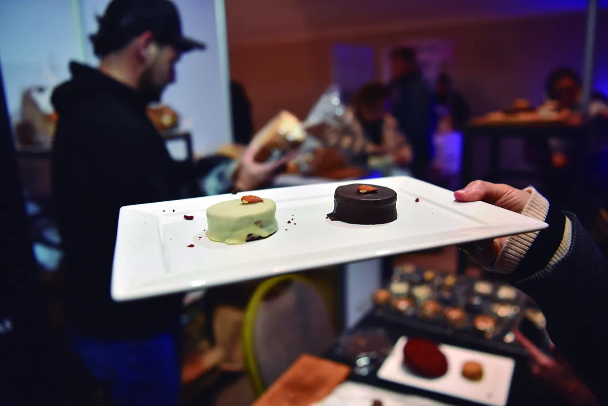 LA ESTRELLA. El alfajor más elegido por los comensales es el de chocolate.