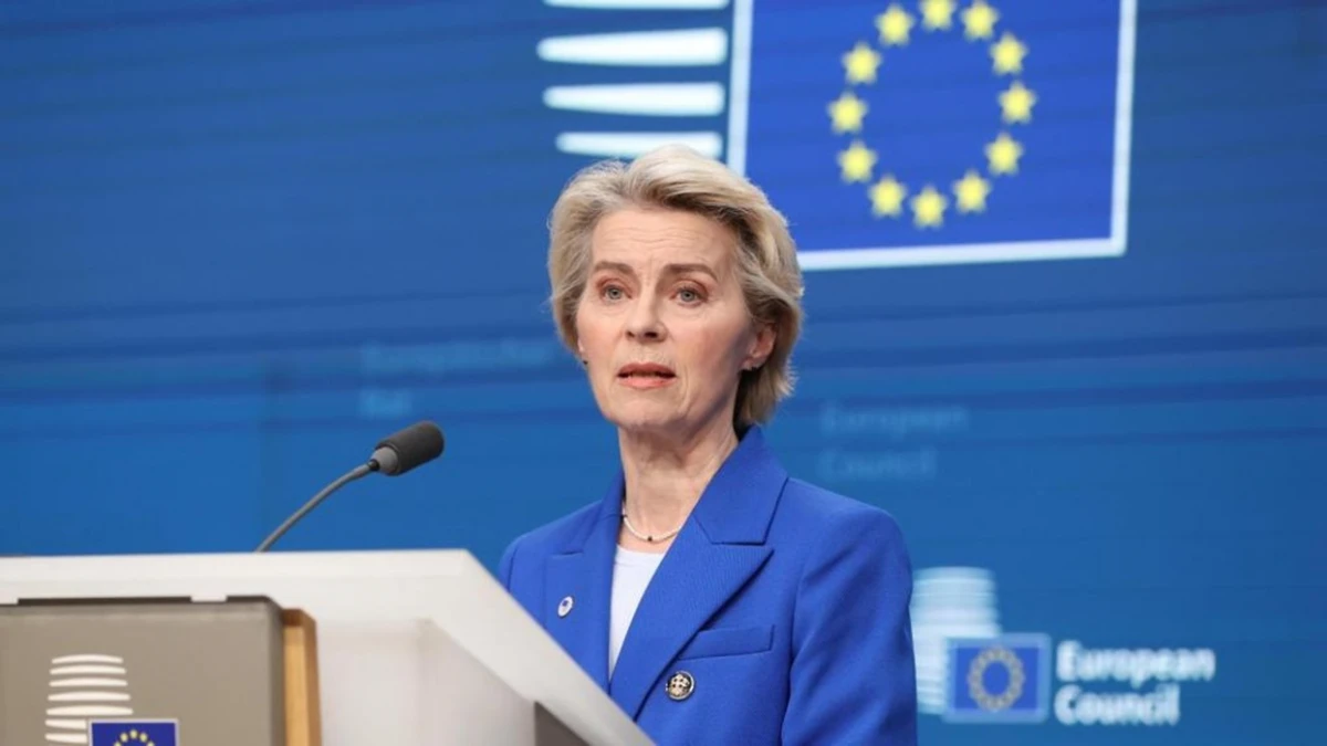 La presidenta de la Comisión Europea, Ursula Von der Leyen.