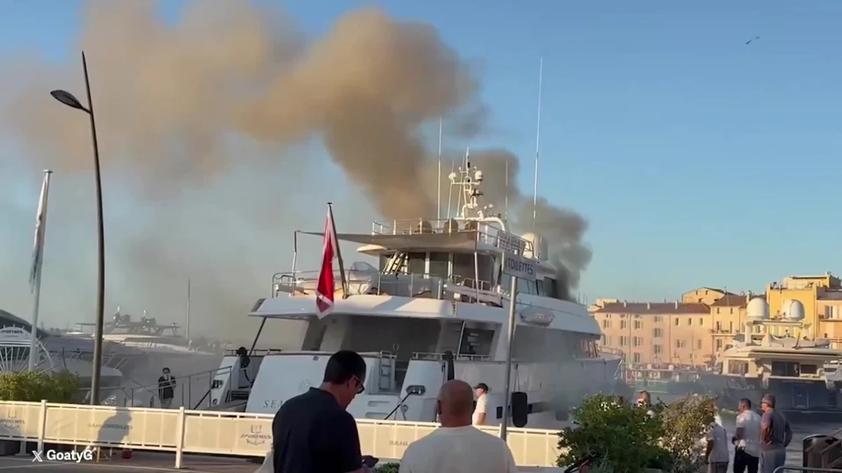 Francia: se incendió un yate de lujo del exministro argentino José Luis Manzano