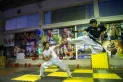 Tiene 15 años, es hijo de un excampeón de karate y sueña con llegar a la UFC