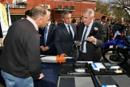 Jaldo entregó equipamiento a Recursos Hídricos para reforzar el monitoreo de ríos y diques