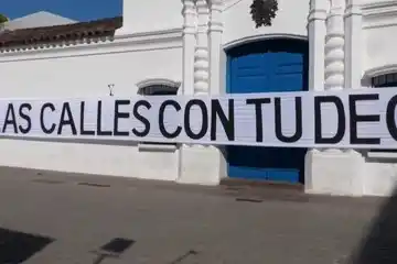 EN 2022. El trabajo de Ananké Assef fue destrozado en el solar histórico.