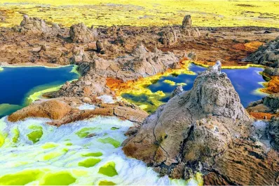 El infierno más cercano a la Tierra: la Depresión de Danakil, un colorido y letal lugar