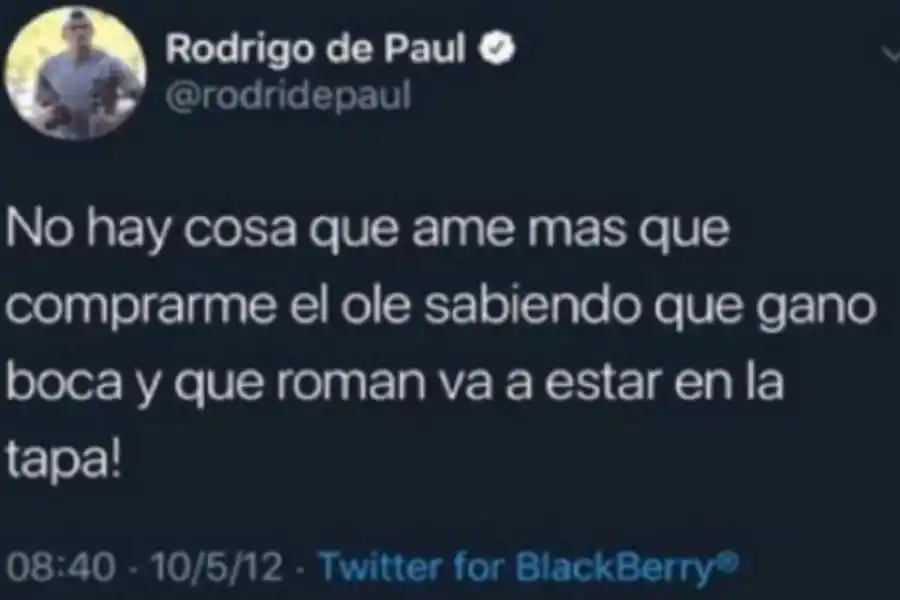 Rodrigo De Paul: un devoto riquelmista