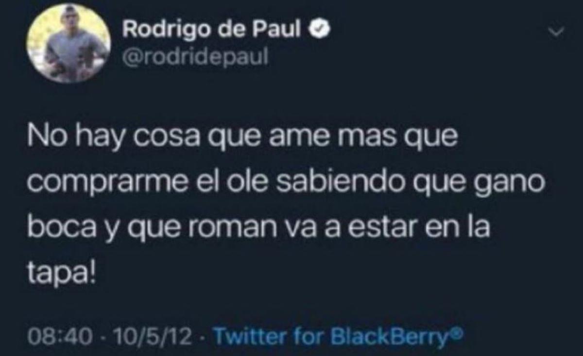 Rodrigo De Paul: un devoto riquelmista
