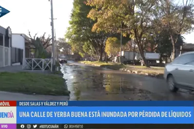 Gran pérdida de agua en Salas y Valdez: prevén cortes de agua en Yerba Buena