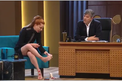 Agustina Kämpfer mostró la peculiar habilidad que tiene con los dedos de los pies