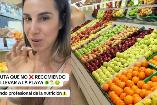 Vacaciones de verano en España: las frutas que no deberías llevar a la playa, según una experta en nutrición