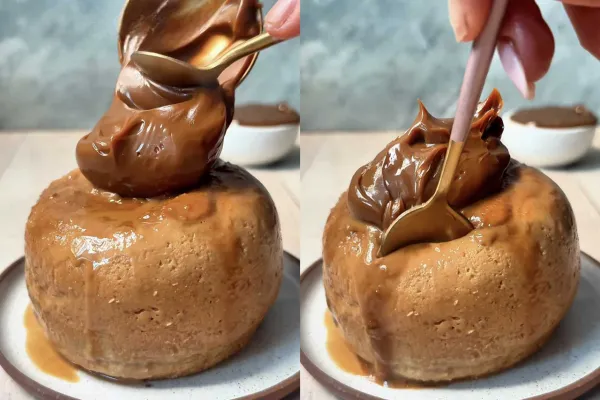 Receta fácil, rápida y sin horno: budín de pan en taza para preparar en dos minutos