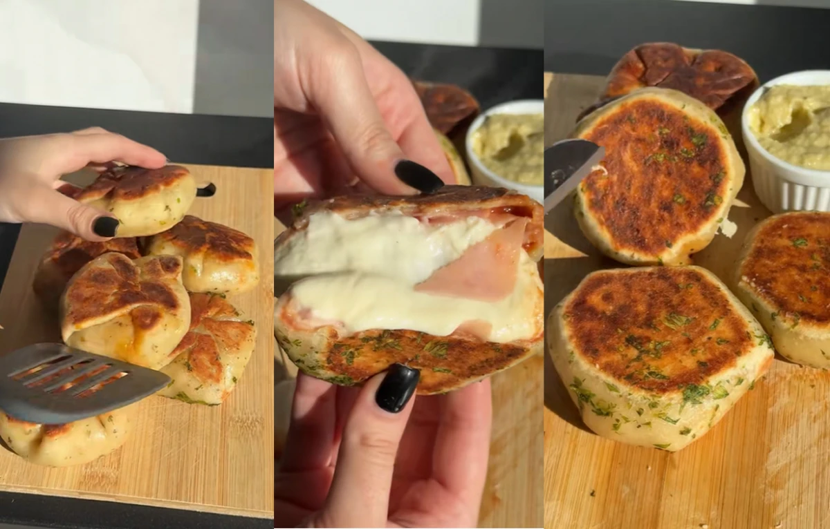 Pancitos rellenos de pizza: fáciles, sin horno y en 15 minutos