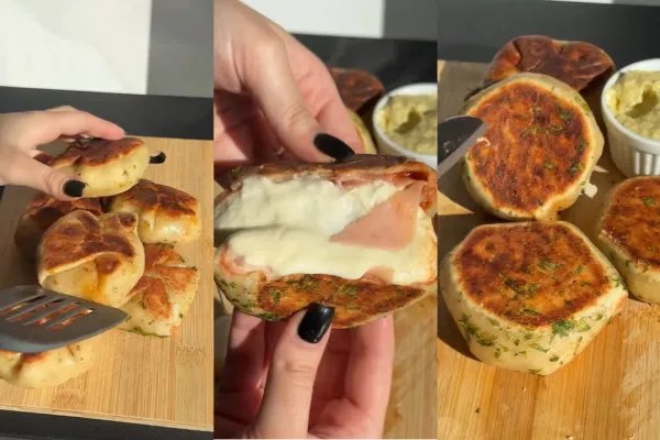 Pancitos rellenos de pizza: fáciles, sin horno y en 15 minutos