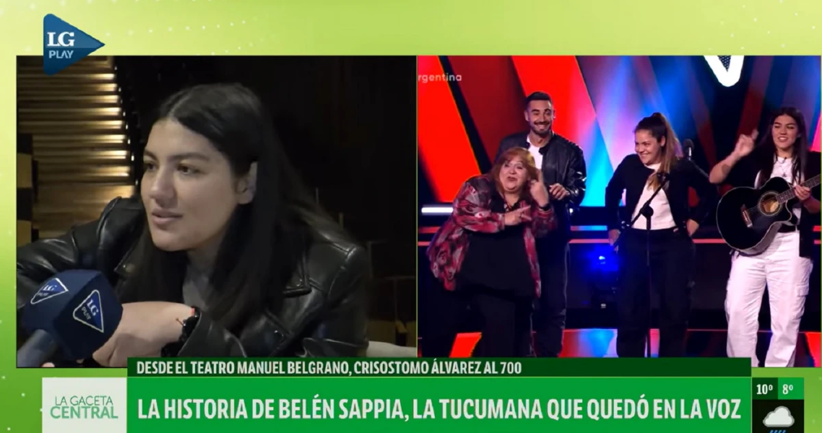 Belén Sappia, la tucumana que conquistó La Voz: “La música es mi manera de expresarme”