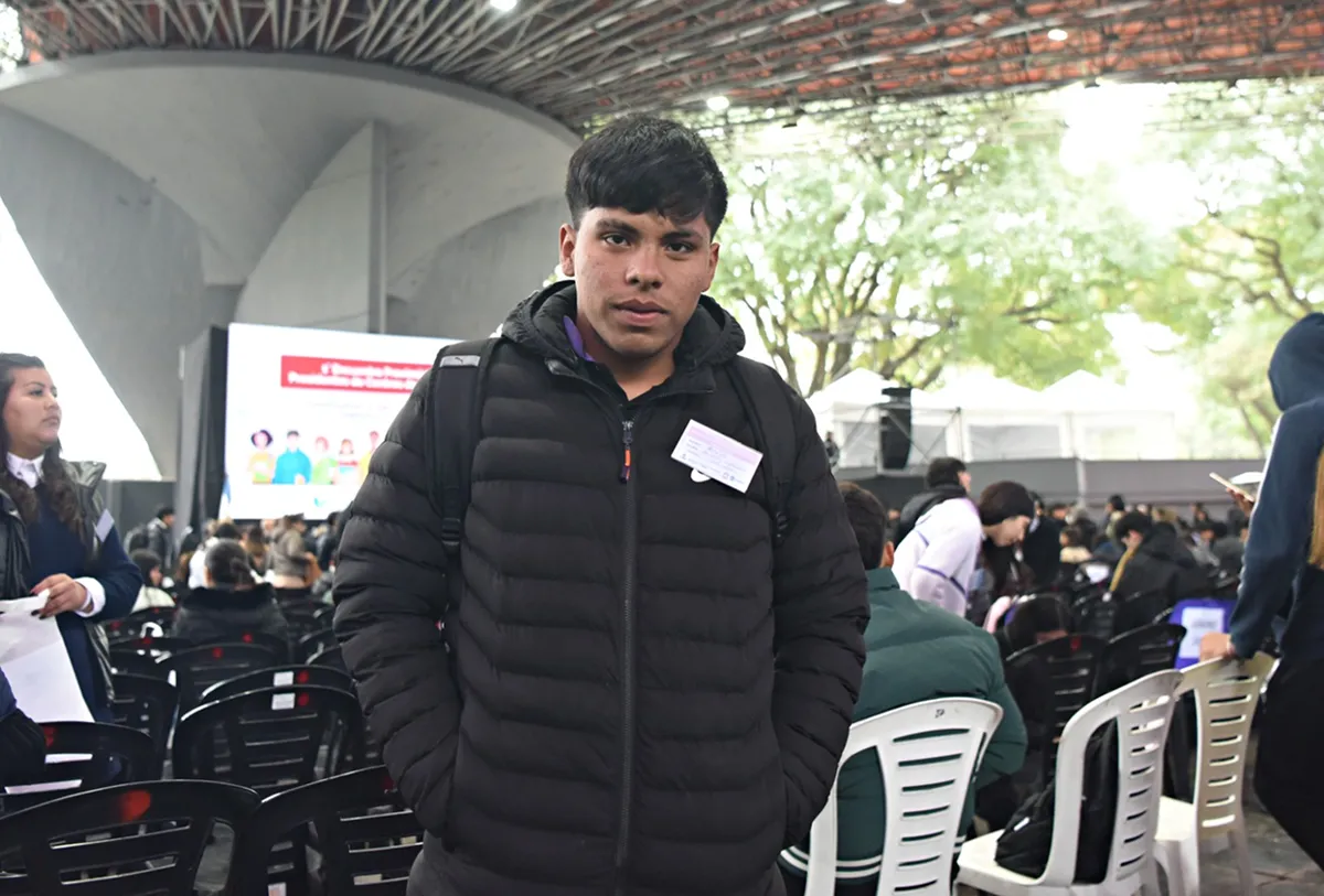 DE REPETIR A REPRESENTAR. Matías Gallo, el presidente estudiantil de Alderetes que transformó su camino. / LA GACETA, ANALÍA JARAMILLO