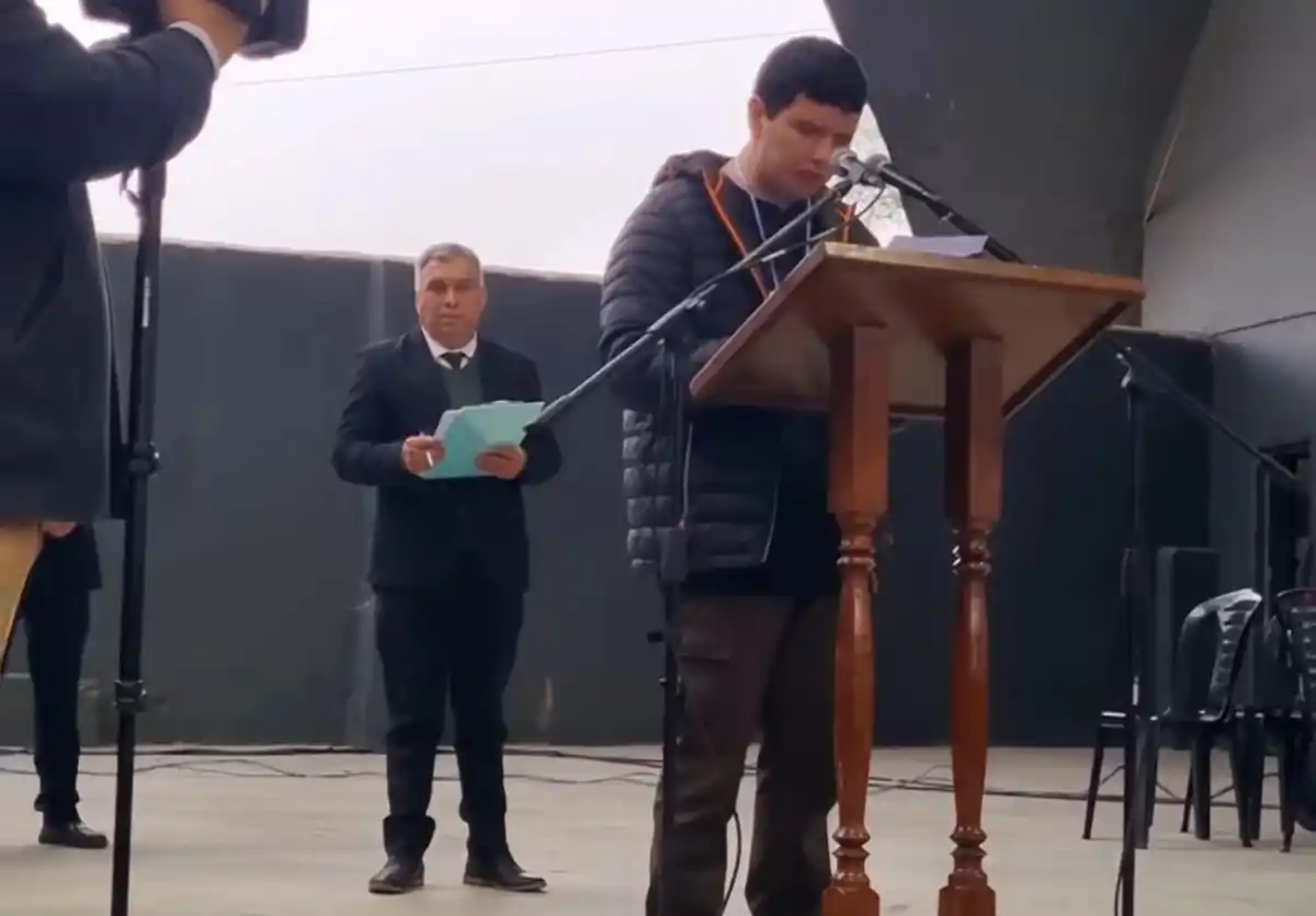 UNA VOZ JOVEN. El discurso de Mauricio llegó a los jóvenes presentes, que lo demostraron con aplausos. / LA GACETA, SOFÍA DE CHAZAL