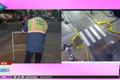 Obras en 9 de Julio y 24 de Septiembre: movieron las vallas y habilitaron por error una calle clausurada