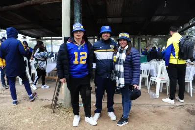 Se separaron hace siete meses, pero viajaron juntos a ver a Boca Juniors en Santiago del Estero
