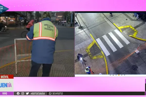 Obras en 9 de Julio y 24 de Septiembre: movieron las vallas y habilitaron por error una calle clausurada