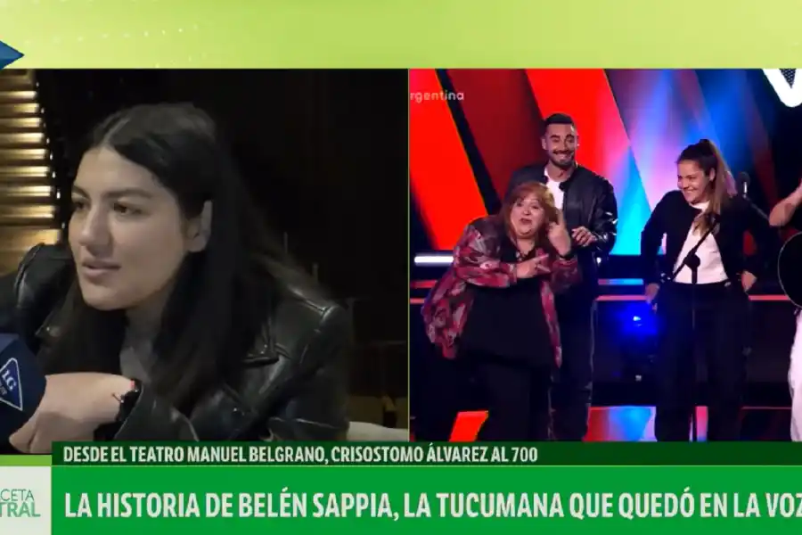 Belén Sappia, la tucumana que conquistó La Voz: “La música es mi manera de expresarme”