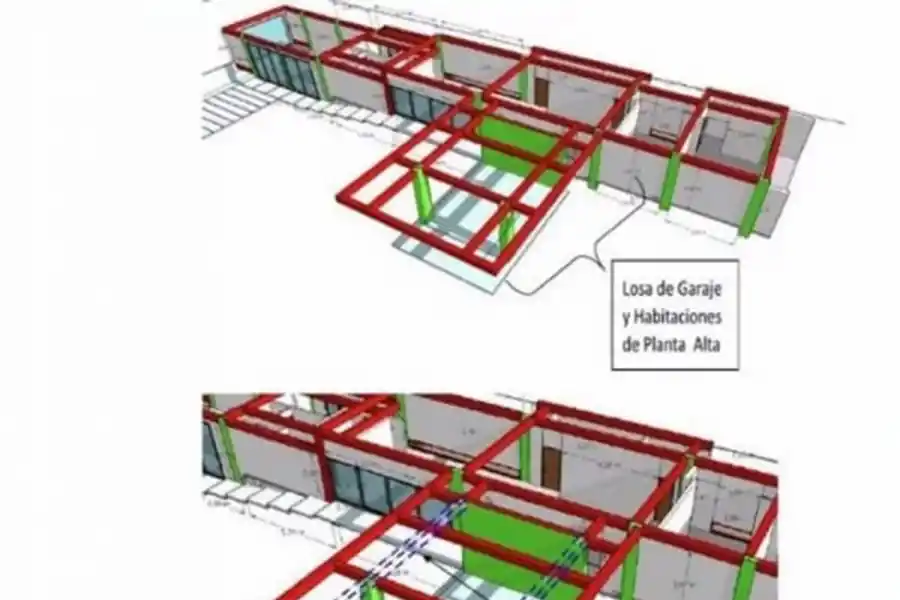 INFORME. Especialistas realizaron una inspección de los daños de la casa.