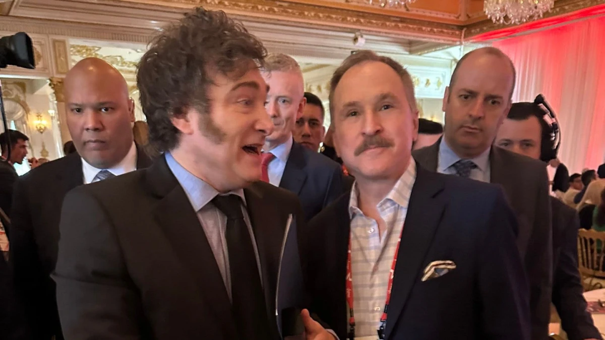 Javier Milei y Peter Lamelas 