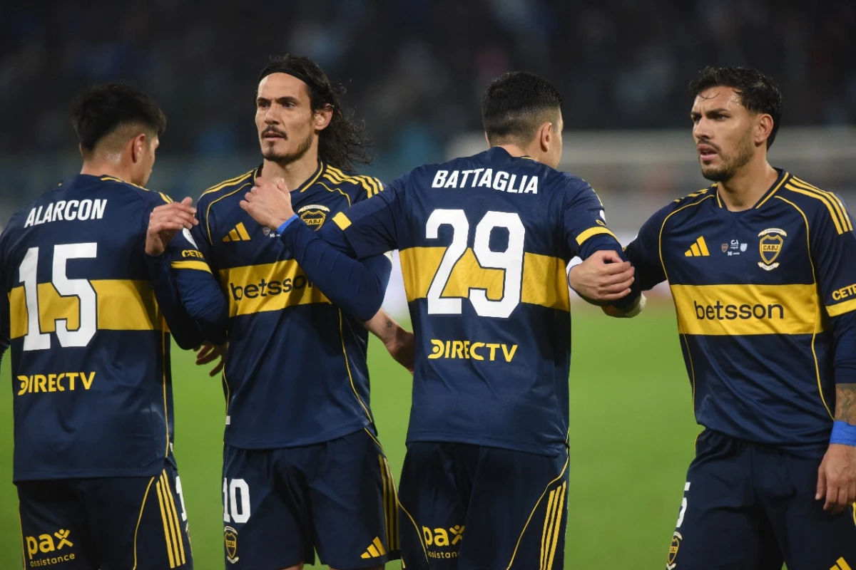 Boca contra Atlético Tucumán. 