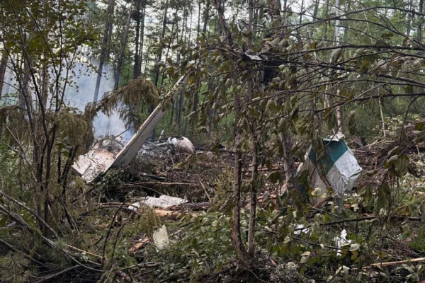 No hay sobrevivientes de la caída de un avión en Rusia