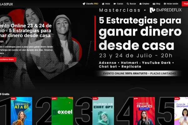 Así funciona Claseflix, el Netflix con cursos para aprender y emprender