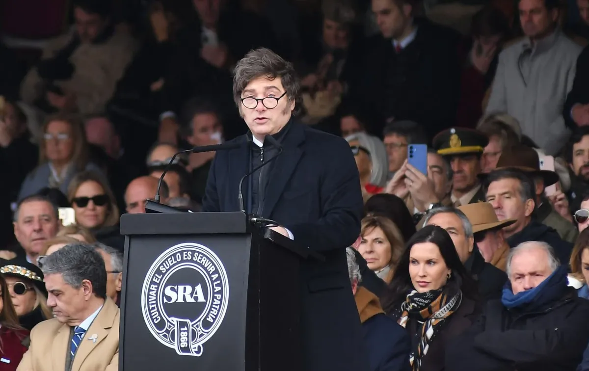 Gobernadores celebran baja de retenciones anunciada por Javier Milei en La Rural