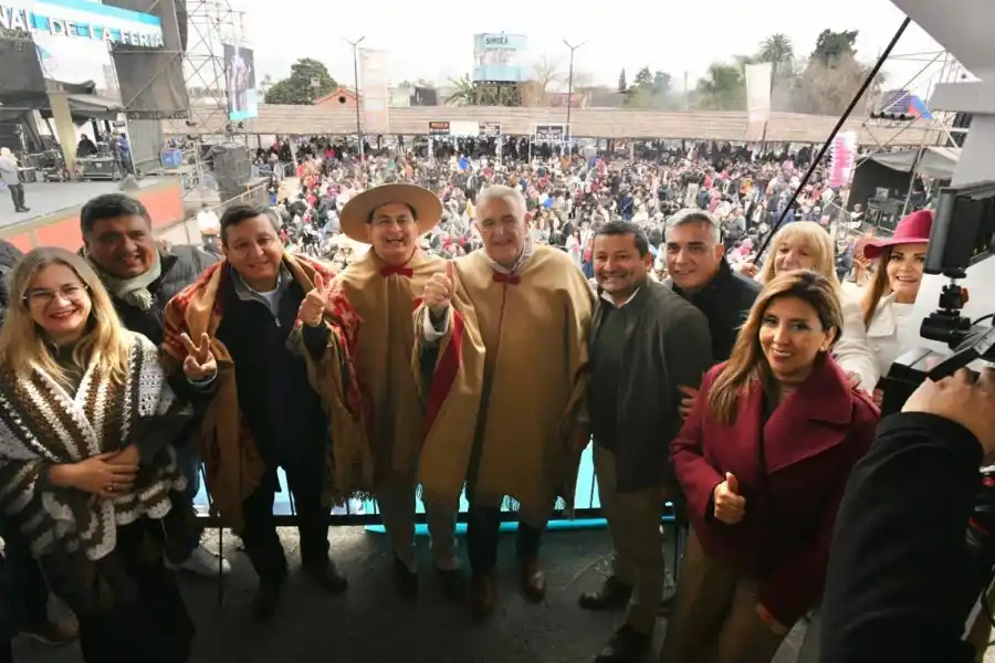 Jaldo encabezó el cierre de la 45ª edición de la Fiesta Nacional de la Feria