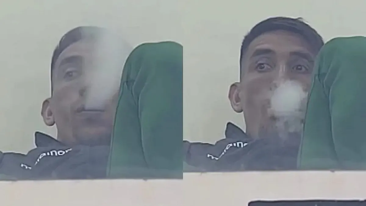 Ricardo Centurión y una nueva polémica en su carrera: estaba vapeando en pleno partido de su equipo