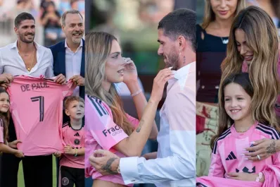 El momento romántico que vivieron Tini y Rodrigo De Paul durante la presentación del Inter Miami