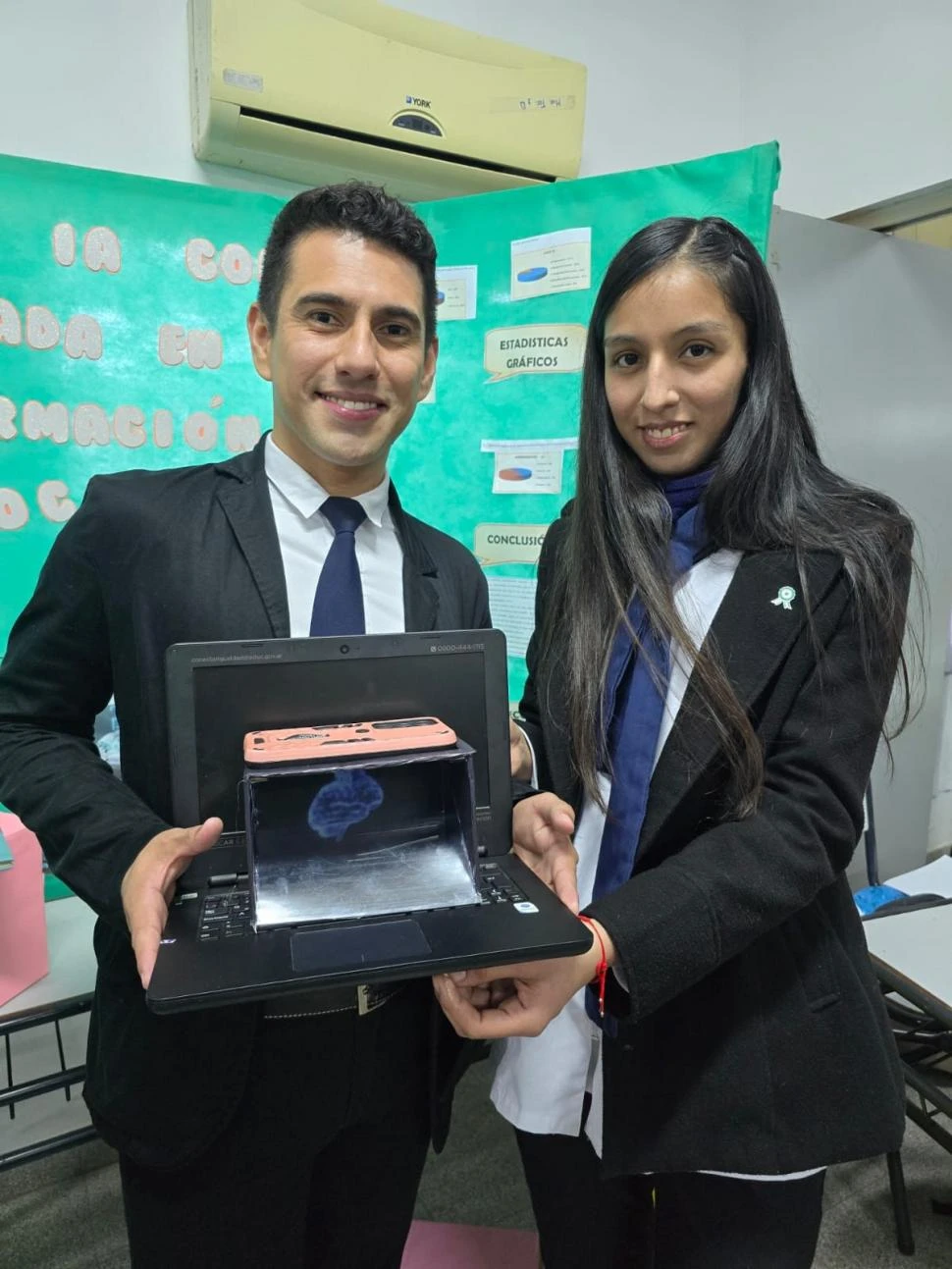 APORTE. El trabajo de Silvina González y Maximiliano Guerrero.