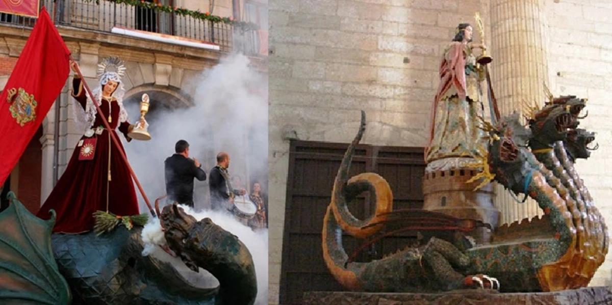 La leyenda de Santa Marta: por qué esta figura religiosa aparece con un dragón